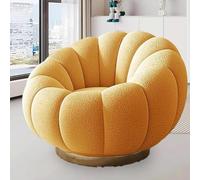 tylxayoxa Sillón Reclinable De Lujo: Sofá Perezoso Vellón Cordero con 360°, Base Metal Resistente, Asiento Ergonómico For El Hogar(Q)