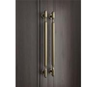tylydmy tirador puerta Herrajes modernos for manijas de puertas, comerciales resistentes acero inoxidable, granero, tiradores vidrio, diámetro 80 cm, bronce, 60, rosa, 40(Bronze,100Cm/39.4In)