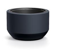 Tymar Macetero con Inserto, macetero de plástico, macetero, macetero Grande(Antracita HEOS,ø 30 cm)