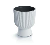 Tymar Macetero con Inserto, macetero de plástico, macetero, macetero Grande(DBMIS Blanc,ø 24 cm)