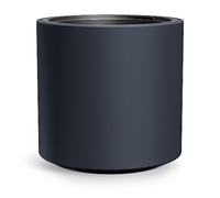 Tymar Macetero grande para exterior, maceta grande para exterior, antracita, diámetro de 30 cm, sistema 2 en 1 con maceta interior
