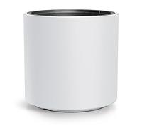 Tymar Macetero grande para exterior, maceta grande para exterior (blanco DBHER, diámetro 30 cm)