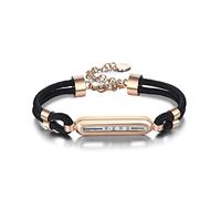 TYMONT Pulsera Circón Con Incrustaciones Acero Inoxidable Cuerda Trenzada Para Mujer, Regalo Cumpleaños Del Día San Valentín Para Novia Estudiante Personalidad