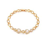 TYMONT Pulsera Circón Incrustaciones Amor Lujo Ligero Para Mujer, Pulsera Amor Versátil Moda, Regalo De Cumpleaños De Aniversario De Promesa