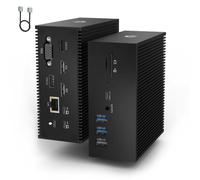 Tymyp Docking Station USB C Dual Monitor, 16 en 2 Triple Display USB C Dock con 2 4K HDMI, VGA, USB-C 3.0, 5 USB A, Ethernet, SD/TF, 100W PD para portátil Tipo C