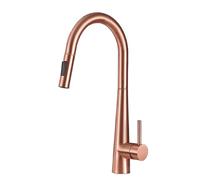 TYMYW Grifo Cocina Fregadero Extraible Giratorio 360° Monomando Grifo Mezclador Cocina con 2 Modus de Agua,Oro Rosa