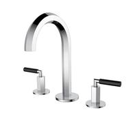 TYMYW Grifo Mezclador Baño Lavabo 3 Orificios Doble Manija Grifo para Lavabo Dividido de 8 Pulgadas de Latón,Cromado