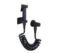 TYMYW Pulverizador de Bidé para Inodoro de Latón,Kit Grifo de Bidet para Wc con Manguera y Soporte en Pared para Baño