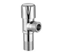 TYMYW Válvula Angular de Latón 1/2 Pulgada con Núcleo Cerámico Llave de Paso Agua Caliente y Frío de Pared para Baño, Cocina