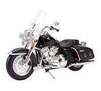 TYNBV Modelo de Coleccionable 1:12 2013 para Harley Road King para Vehículos Clásicos Fundidos A Presión, Pasatiempos, Juguetes Modelo De Motocicleta(Nero)