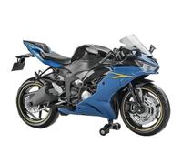TYNBV Modelo de Coleccionable 1:12 Aleación para Kawasaki para Ninja ZX-6R Modelo De Motocicleta Juguete Scooter Regalo Pastel Adorno(BLU)