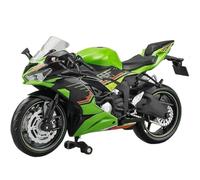 TYNBV Modelo de Coleccionable 1:12 Aleación para Kawasaki para Ninja ZX-6R Modelo De Motocicleta Juguete Scooter Regalo Pastel Adorno(Vert)