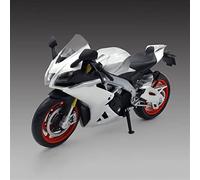 TYNBV Modelo de Coleccionable 1:12 para Aprilia RSV4RR Aleación Diecast Niños Juguete Motocicleta Vehículos Modelo Regalo(Silver)