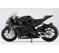 TYNBV Modelo de Coleccionable 1:12 para BMW HP4 Racing Modelo De Motocicleta Aleación Fundida A Presión, Juguete Colección, Miniatura, Coche, Decoración del Hogar(Nero)