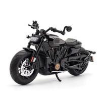 TYNBV Modelo de Coleccionable 1:12 para Harley SportsterS Motocicleta Aleación Juguete Fundido A Presión Modelo Coche Rueda Delantera Dirección Trasera Suspensión Regalo Cumpleaños(Nero)