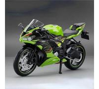 TYNBV Modelo de Coleccionable 1:12 para Kawasaki para Ninja ZX-6R Moto De Aleación, Modelo Coche, Juguete, Rueda, Amortiguador, Regalo para Festivales(Vert)