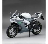 TYNBV Modelo de Coleccionable 1:12 para Kawasaki para Ninja ZX-6R Moto De Aleación, Modelo Coche, Juguete, Rueda, Amortiguador, Regalo para Festivales(Grey)