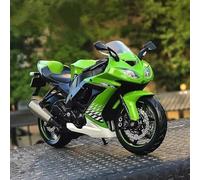 TYNBV Modelo de Coleccionable 1:12 para Kawasaki ZX-10R 2010 Modelo De Motocicleta Simulación Diecast Metal Regalo para Niños(Green Foam Box)