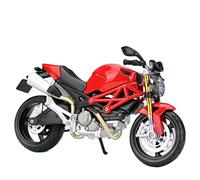 TYNBV Modelo de Coleccionable 1:18 para Ducati Monster 696 Modelo De Aleación La Motocicleta Metal Diecast Juguete para Niños Regalo(Red Foam Box)