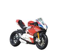 TYNBV Modelo de Coleccionable 1:18 para Ducati Panigale V4S Corse, Modelo De Motocicleta Aleación, Juguete para Regalo para Niños(with Retail Box)