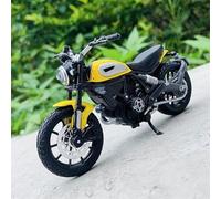 TYNBV Modelo de Coleccionable 1:18 para Ducati Scrambler Modelo De Motocicleta, Colección Motos Metal Fundido A Presión