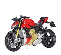 TYNBV Modelo de Coleccionable 1:18 para Ducati Super para Naked V4S Aleación De Juguete La Motocicleta Modelo Metal Diecast Niños Colección Regalo(with Retail Box)