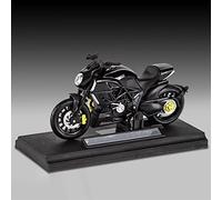 TYNBV Modelo de Coleccionable 1:18 para Ducati The Devil Alloy Scooter Diecasts Kids Toys Motorcycle Vehicles Model Gift(Nero)