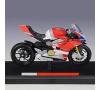 TYNBV Modelo de Coleccionable 1:18 para Ducati V4S Panigale para Corse Motocicleta Simulación Diecast Modelo Colección Regalo De Cumpleaños(with Retail Box)