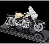 TYNBV Modelo de Coleccionable 1:18 para Harley para Davidson 1962 FLH Duo Racing Modelo De Motocicleta Aleación Fundida A Presión, Juguete Colección, Coche En Miniatura, Decoración del Hogar