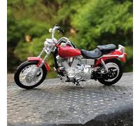 TYNBV Modelo de Coleccionable 1:18 para Harley para Davidson FXDL para Dyna para Low Rider 1997 Modelo De Motocicleta Diecast Metal Niños Juguete para Regalo(with Foam Box)