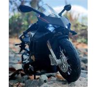 TYNBV Modelo de Coleccionable 1 Modelo De Motocicleta Aleación para Ducati V4S Panigale A Escala 1/12 con Sonido Y Luz(Nero)