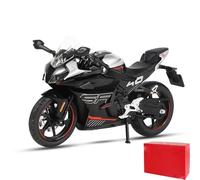 TYNBV Modelo de Coleccionable Adorno Decorativo para Colección De Motocicletas, En Caja Regalo, Escala 1:12, para CFMOTO 450SR Racing Motor, Modelo Aleación Metal(Nero)