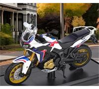 TYNBV Modelo de Coleccionable Miniatura De Metal Fundido A Presión para Motocicleta Juguete, Escala 1/18, Regalo Colección para Honda para Africa Twin DCT(White)