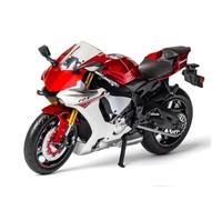 TYNBV Modelo de Coleccionable Modelo De Motocicleta Aleación para Yamaha YZF-R1 A Escala 1:12, Simulación Metal, Colección Viaje, Regalos(Rosso)