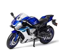 TYNBV Modelo de Coleccionable Modelo De Motocicleta Aleación para Yamaha YZF-R1 A Escala 1:12, Simulación Metal, Colección Viaje, Regalos(BLU)