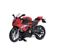 TYNBV Modelo de Coleccionable Modelo De Motocicleta En Miniatura Aleación Fundida A Presión 1/12, Juguetes con Volante Y Dirección para BMW S1000RR S 1000RR S1000 RR(Rosso)