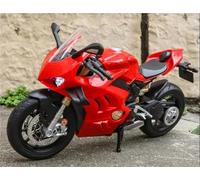 TYNBV Modelo de Coleccionable Modelo De Motocicleta En Miniatura Aleación Fundida A Presión 1:9 para Ducati V4S, Juguetes con Volante Y Dirección