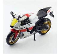 TYNBV Modelo de Coleccionable Modelo Motocicleta para Yamaha YZF-R1M A Escala 1/12 Juguete De Aleación Fundida A Presión Modelos Simulación Colección Motocicletas Juguetes Decoración Regalos(White)