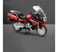 TYNBV Modelo de Coleccionable Motocicleta En Miniatura De Aleación Fundida A Presión 1:12, Juguetes con Volante Y Dirección para BMW R1250RT(Rosso)