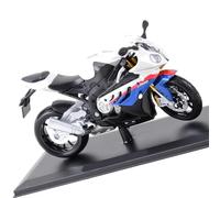 TYNBV Modelo de Coleccionable para BMW S 1000 RR 1:12 Motocicleta Modelo De Aleación Simulación Amortiguadores Adornos Juguete Regalo para El Coche
