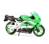 TYNBV Modelo de Coleccionable para Kawasaki H2 R para Ninja ZX-10R ZX-12R ZX-9R ZX-14R, Vehículos Estáticos Fundidos A Presión, Pasatiempos, Regalo De Cumpleaños, Juguetes para Niños 1/18(Vert)