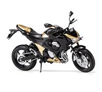 TYNBV Modelo de Coleccionable para Kawasaki Ninja Z1000, Modelo De Motocicleta, Regalo Cumpleaños, Juguetes para Niños, Colección Coches 1:12(Gold with Box)