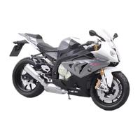 TYNBV Modelo de Coleccionable Simulación De Aleación 1/12 para Motocicleta para BMW S1000RR 2009, Modelo Coche Juguete(Grey)