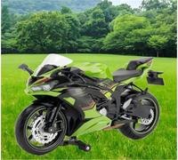 TYNBV Modelo de Coleccionable Simulación De Motocicleta A Escala 1/12, Regalo Colección, Exhibición Valor para Kawasaki para Ninja ZX-6R(Vert)