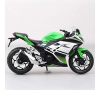 TYNBV Modelo de Coleccionable Simulación De Motocicleta, Colección Modelos Fundidos A Presión, Regalo Cumpleaños 1:12 para Kawasaki Ninja250R SE300 2013(White)