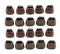 Tynmoel 20 Piezas Campanas Pequeñas de Latón para Pastoreo de Ovejas,Caballos Y Vacas Campana Retro de Cencerro para Caballos, Ovejas Que Pastan Cobre, Campanas de Vaca Fabricante de Ruido