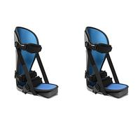 Tynmoel 2X Fascitis Plantar Férula Nocturna Soporte para Pie Bota Tendinitis Tutor para Tendones Banda y Muñequera Estiramiento del Talón S