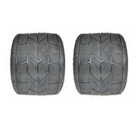 Tynmoel 2X NeumáTico 10X6.00-6 NeumáTico Sin CáMara para Motocicleta Tubo de Motor para Patinete EléCtrico de Carretera de VacíO NeumáTico Ensanchado de 10 Pulgadas 10X6.00-6