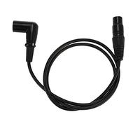 Tynmoel Cable XLR Macho una Hembra en áNgulo Recto, Cable de MicróFono, Cable de SeñAl para Equilibrio/Mezclador/Amplificador (1 Metro = 3,2 Pies)