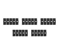 Tynmoel DIY Audio Caja de Sonido Altavoz Montaje en Pared Gancho de Hierro Placa de Suspensión 25 Uds